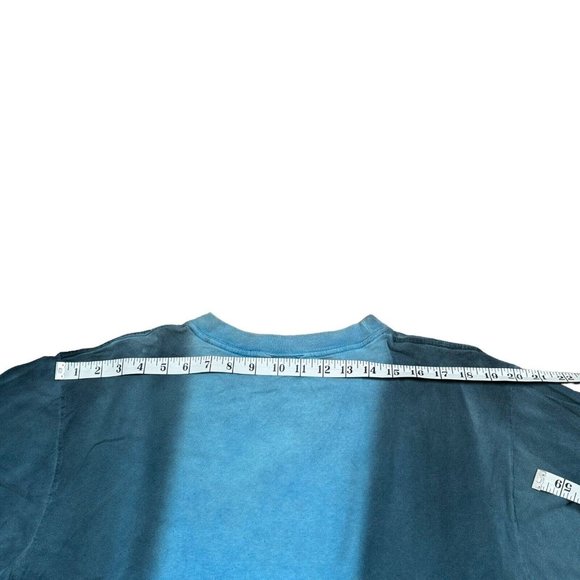 VTG Extreme Limit Dragon Star Long‎ Sleeve T-Shirt Pullover Tie Dye Ombre Blue - Picture 7 of 10